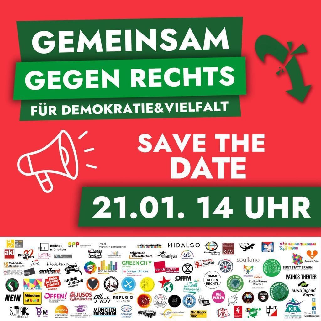 Demo – Gemeinsam gegen Rechts - save the date!